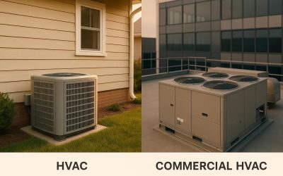 What is the difference between HVAC and commercial HVAC?