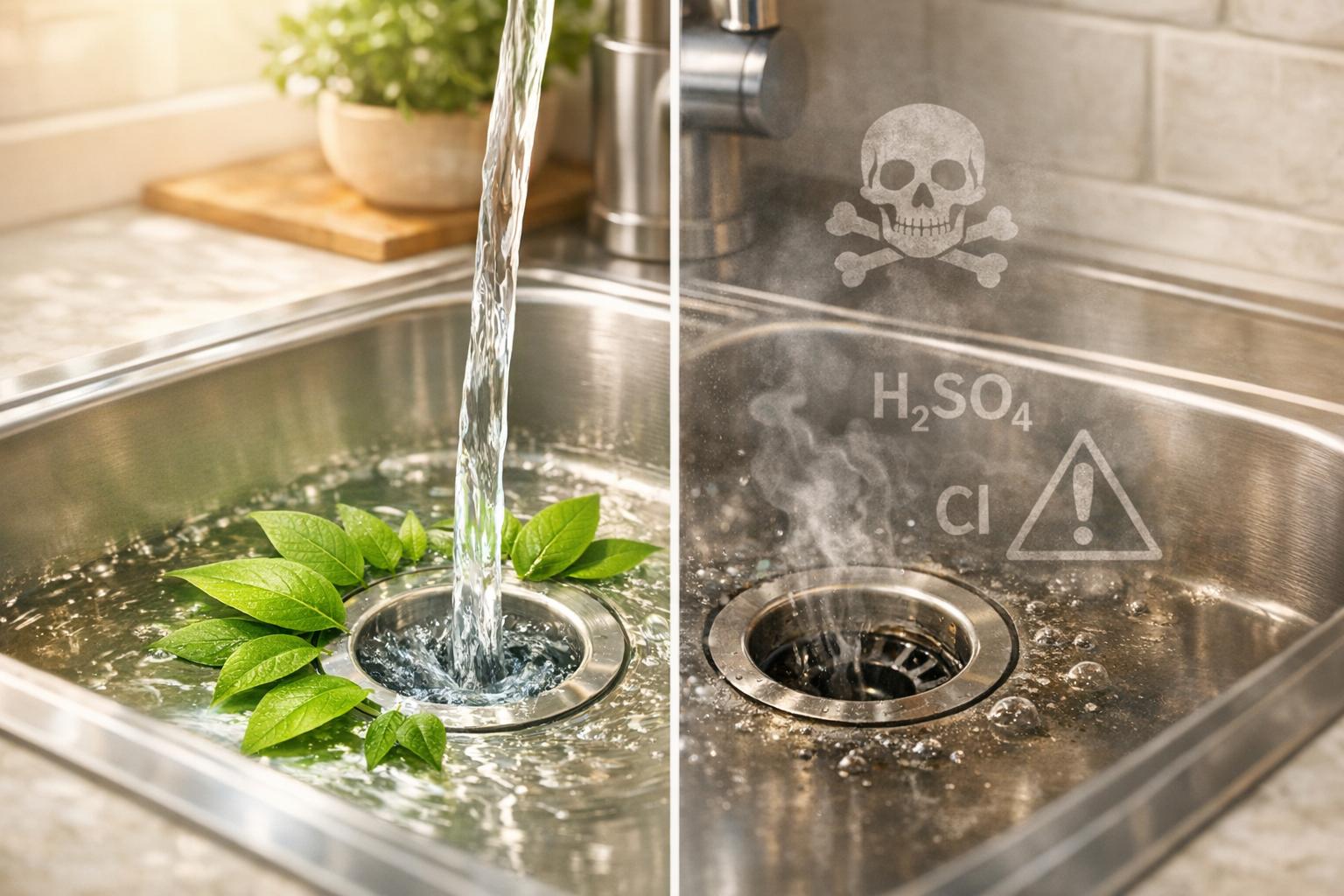 Eco-Friendly Drain Cleaning vs. Chemical Cleaners