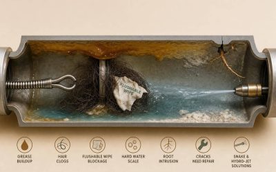 Common Causes of Drain Clogs in Bluffton Homes