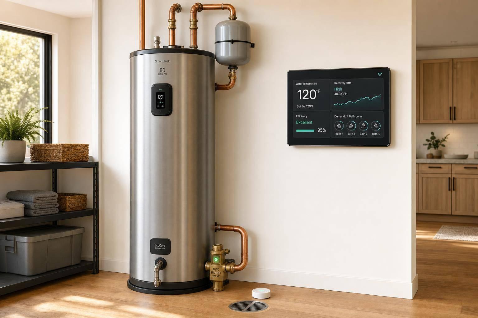 Home Plumbing Maintenance Checklist for Summer Smart Water Heaters for Large Homes: Features to Know